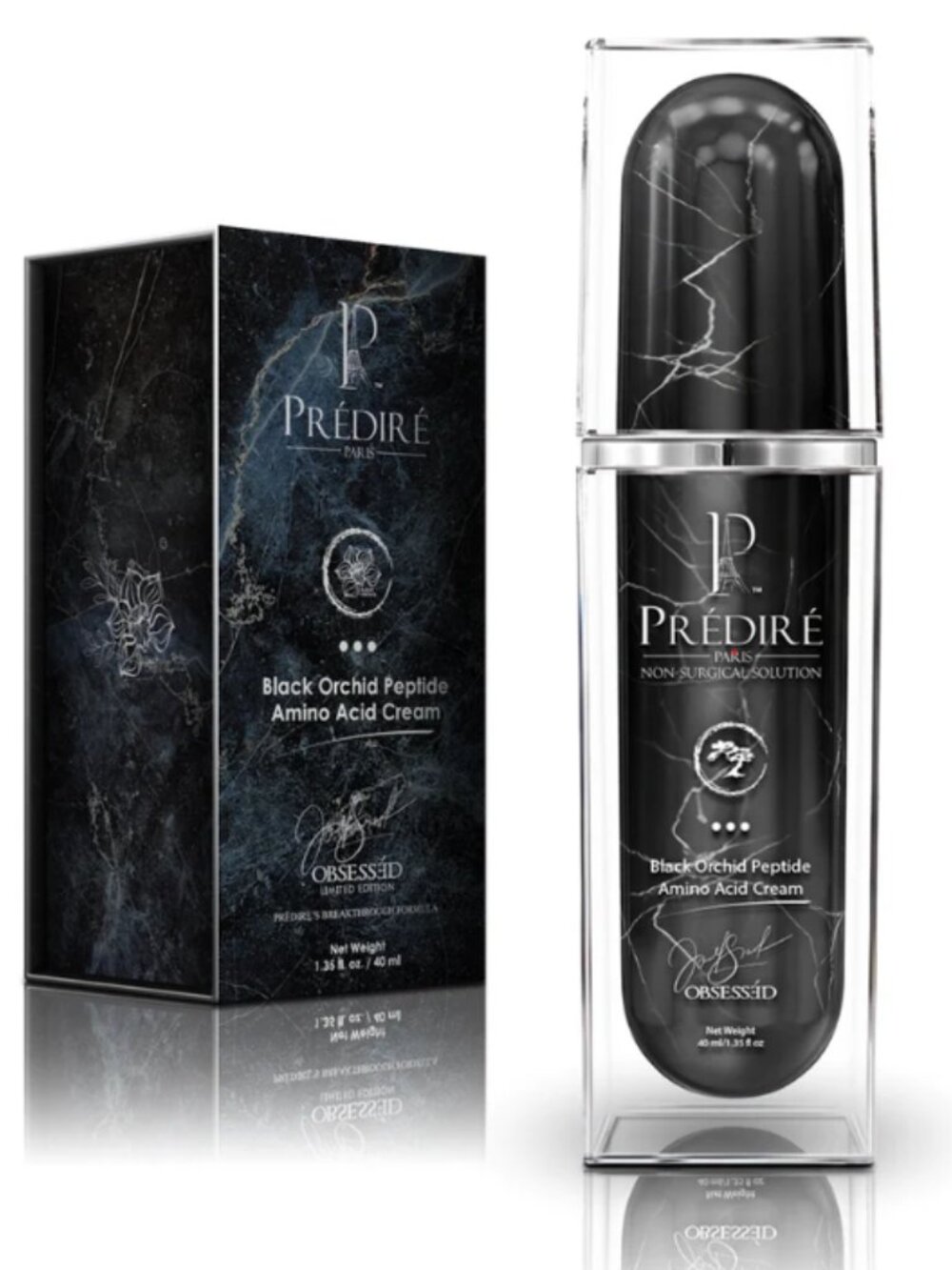 PREDIRE BLACK ORCHID PEPTIDE AMINO ACID CREAM-1.35 fl oz /40 ml-BRAND NEW-SEALED
